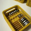 Thùng nhựa mini xếp chồng đựng pin AA, AAA, 18650 - In 3D sáng tạo - Thumbnail 5