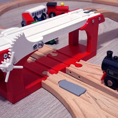 Cầu nâng tàu hỏa (tương thích Brio)