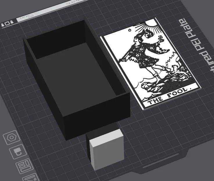 Hộp Tarot Rider Waite – The Fool (Lithograph Style) kèm nắp khoét - Image 2