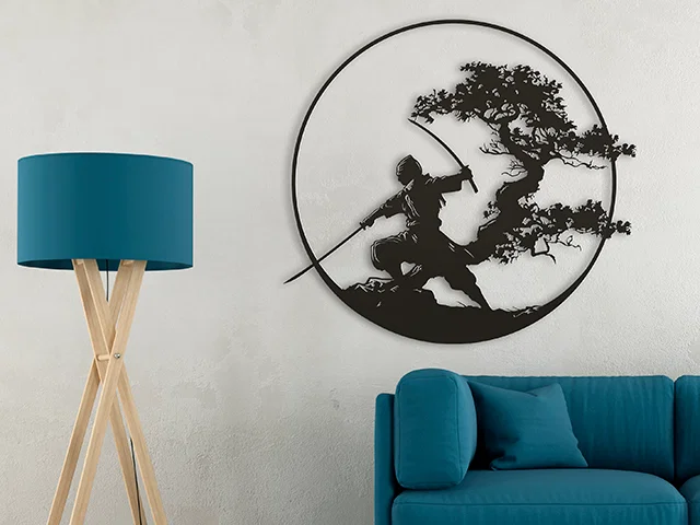Mô hình trang trí tường Ninja Rising cực đẹp cho không gian sống - Image 1