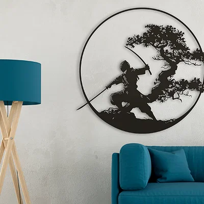 Mô hình trang trí tường Ninja Rising cực đẹp cho không gian sống
