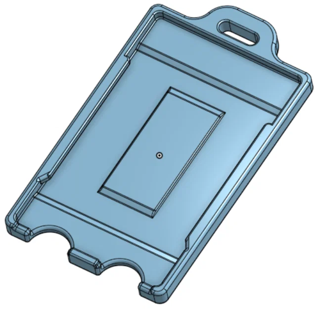 Khung đựng thẻ nhân viên 3D (ID Badge Holder) tiện dụng, bền bỉ - Image 1