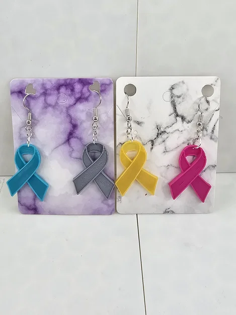 Ruy băng Awareness (Ung thư não, Ung thư vú, Ung thư trẻ em, PTSD) - Image 1