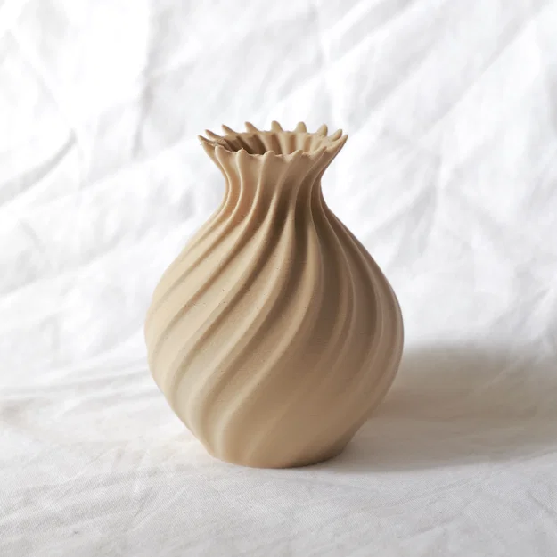 Bình hoa xoắn ốc 3D (Twisted Pot) trang trí nhà cửa độc đáo - Image 2