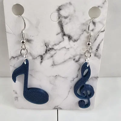 Bông tai nốt nhạc (Music Note Earrings)