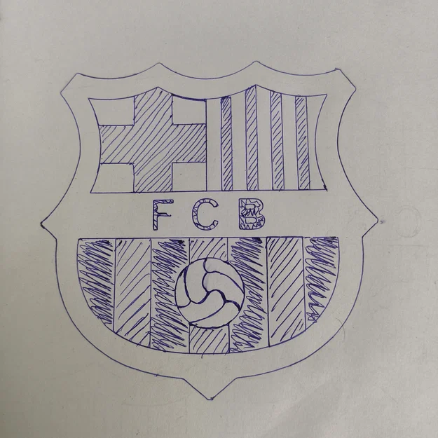 Stencil logo Barcelona | FCB - Image 3