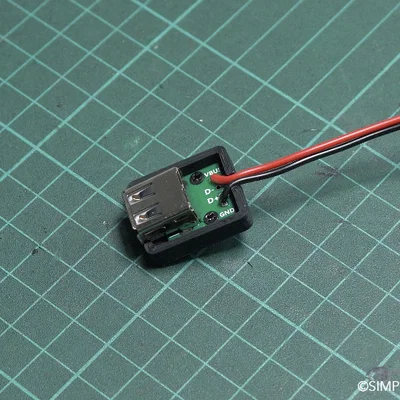 Nắp cover snap-in cho USB Female Breakout Board