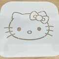 Mẫu khuôn vẽ (Stencil) Hello Kitty 3D đáng yêu cho bé và người lớn - Thumbnail 1