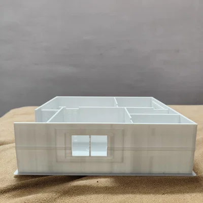 Mô hình kiến trúc ngôi nhà thu nhỏ in 3D chi tiết