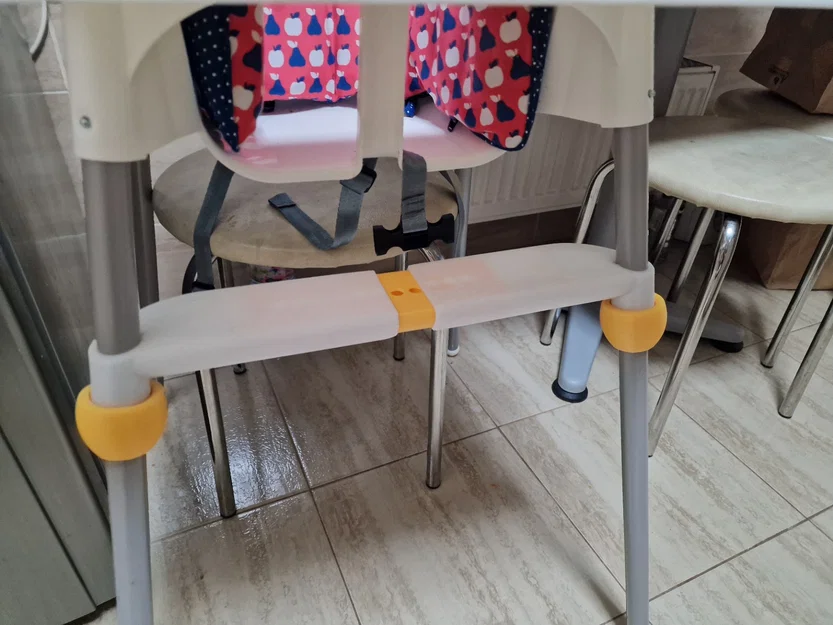 Bệ gác chân cải tiến cho ghế ăn dặm IKEA Antilop (Thicker Tabs) - Image 1