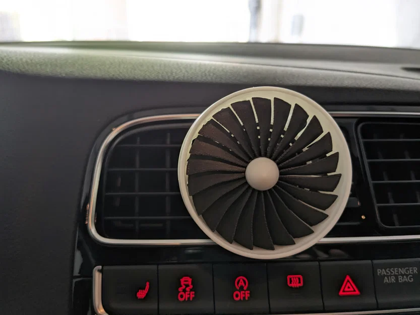Khuếch tán hương dạng Turbofan – Động cơ Jet mini gắn cửa gió xe - Image 4