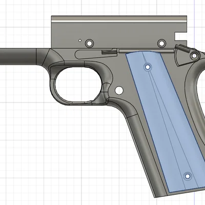 Colt 1911 có blowback (prop in 3D)