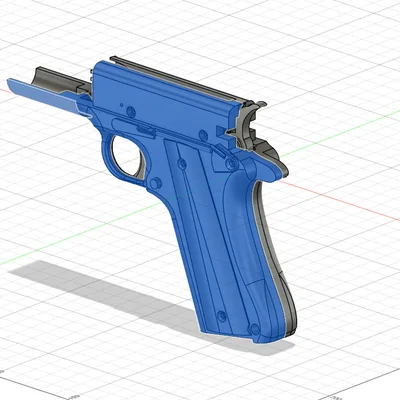 Colt 1911 có blowback (prop in 3D)