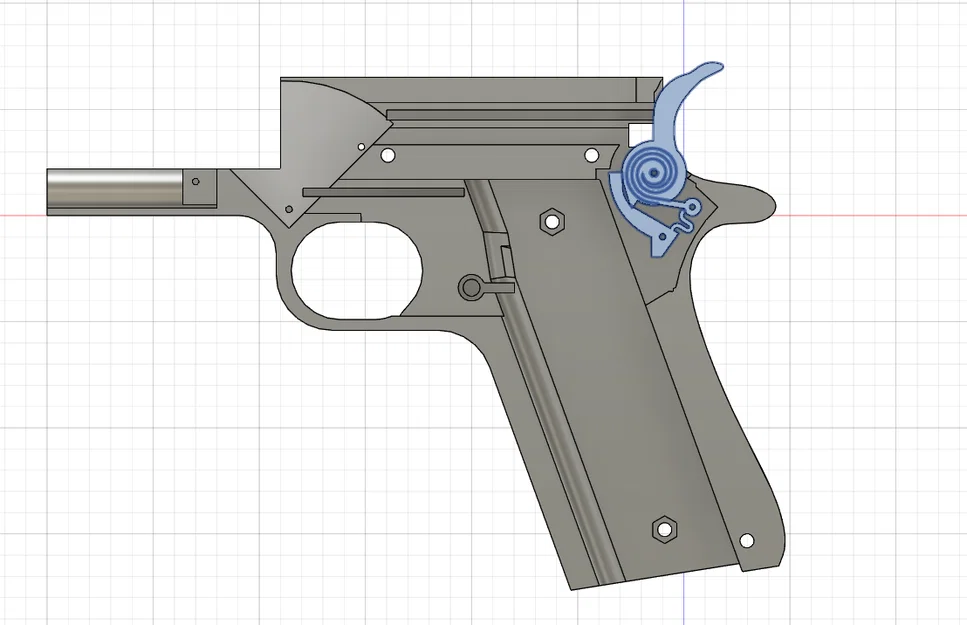 Colt 1911 có blowback (prop in 3D) - Image 9