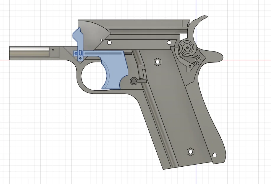 Colt 1911 có blowback (prop in 3D) - Image 14