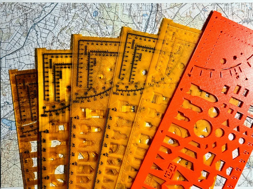 Thước Khuôn Quân Sự "Commander's Ruler" LD-1 (Bản Remake) - Image 2