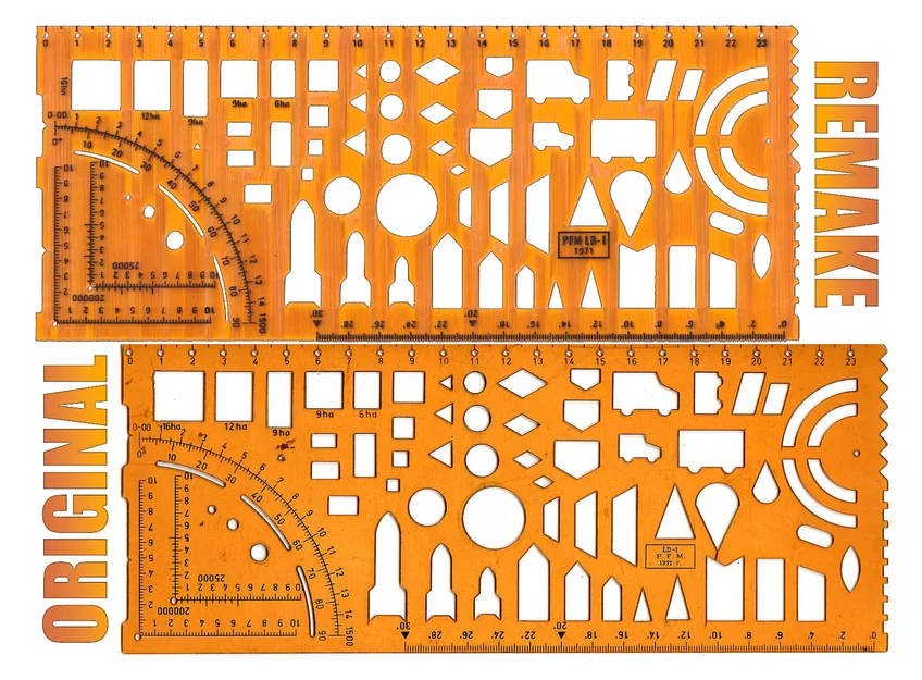 Thước Khuôn Quân Sự "Commander's Ruler" LD-1 (Bản Remake) - Image 3