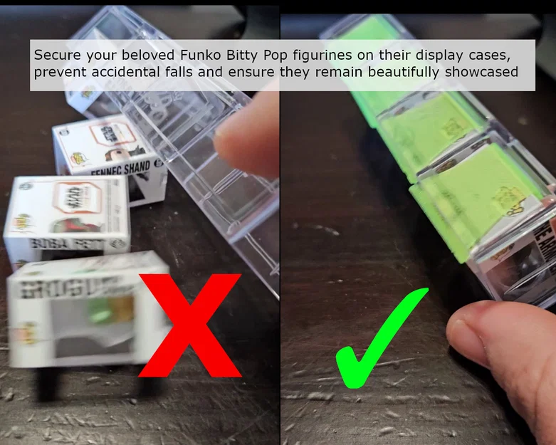 Chốt giữ Funko Bitty Pop trong hộp trưng bày (Display Case Guard) - Image 1