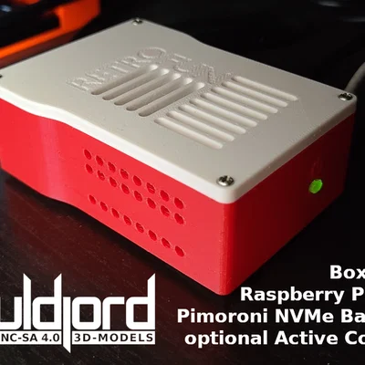Vỏ Raspberry Pi 5 NVMe (kèm bo Pimoroni NVMe Base)