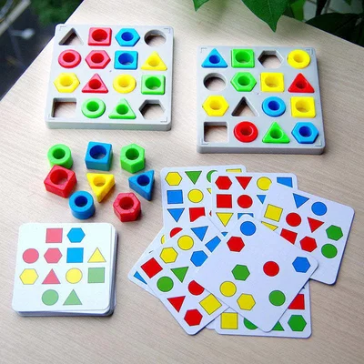 Trò chơi ghép hình Montessori / Hra přiřazování tvarů (3+)