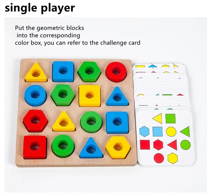 Trò chơi ghép hình Montessori / Hra přiřazování tvarů (3+) - Image 4