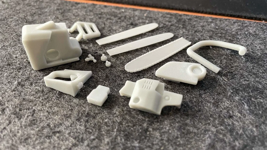 Mô hình máy cưa xích tỷ lệ 1/10 - Phiên bản tối ưu cho máy in 3D SLA - Image 5