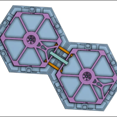 (Official) Ngàm treo Nanoleaf Hexagon linh hoạt & connector tháo lắp