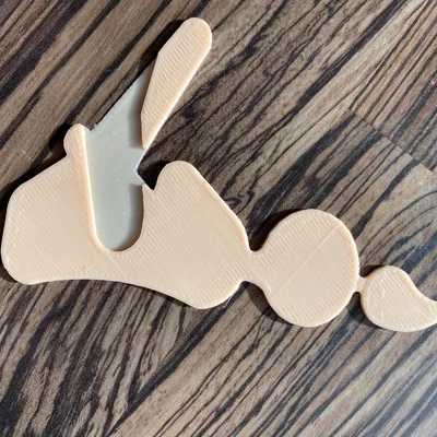 Biển báo nhà vệ sinh phong cách hài hước độc đáo cho 3D printing