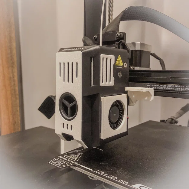 Bộ mặt nạ che quạt Snap-On cho Ender 3 V3 KE - Dễ in, lắp đặt nhanh - Image 1