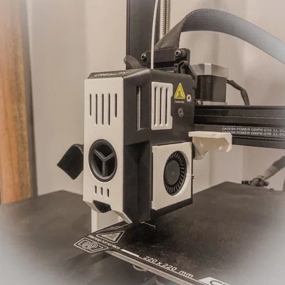 Bộ mặt nạ che quạt Snap-On cho Ender 3 V3 KE - Dễ in, lắp đặt nhanh