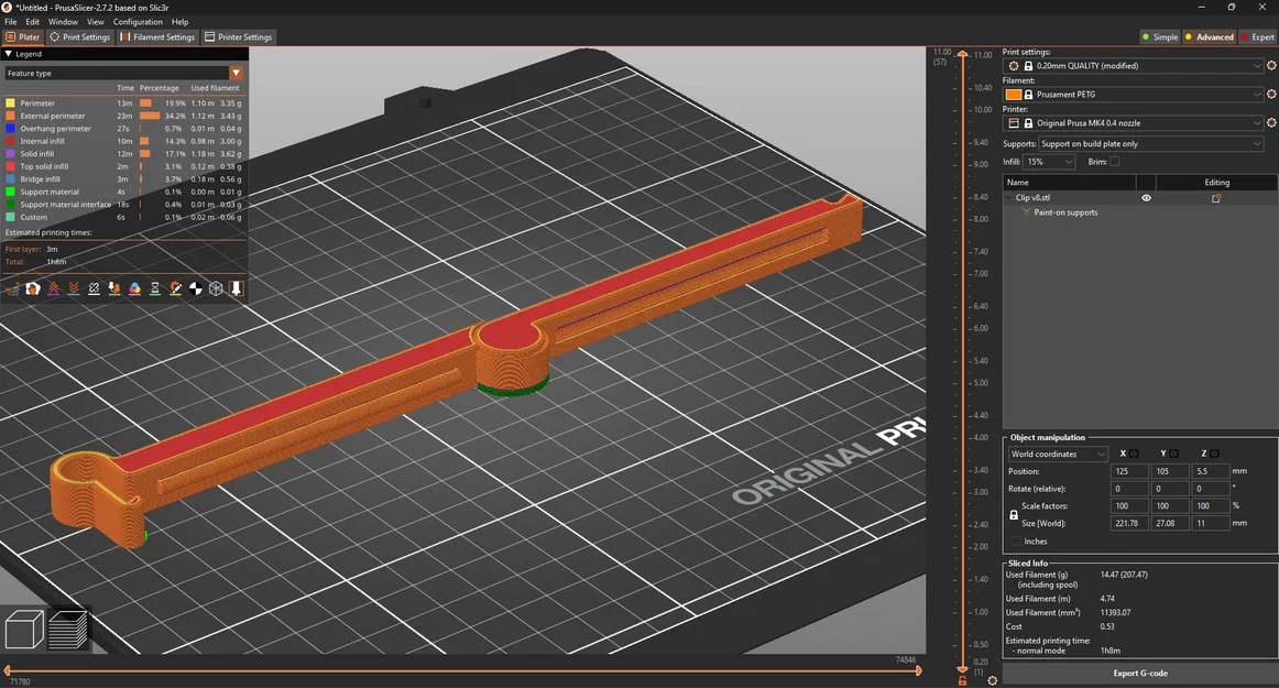 Kẹp túi (Bag clip) print-in-place - Image 3