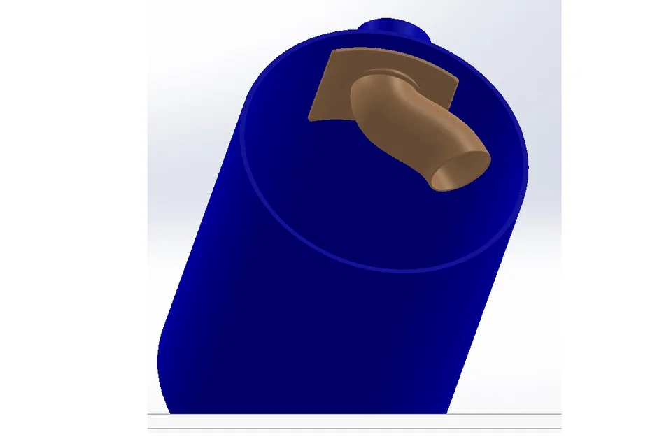 Cút hút (adapter) cho Scheppach DC100 để độ thành Zyklon - Image 1