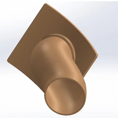 Cút hút (adapter) cho Scheppach DC100 để độ thành Zyklon
