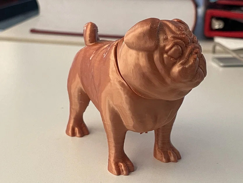Mô hình chú chó Pug gật đầu (Pug Bobblehead) trang trí bàn làm việc - Image 2