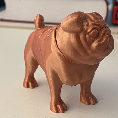 Mô hình chú chó Pug gật đầu (Pug Bobblehead) trang trí bàn làm việc