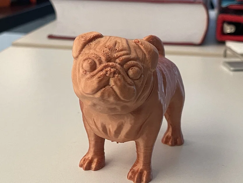 Mô hình chú chó Pug gật đầu (Pug Bobblehead) trang trí bàn làm việc - Image 5