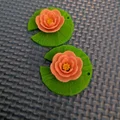 Bông tai hình lá sen 3D (Lilypad Earrings) xinh xắn và dễ thương - Thumbnail 2