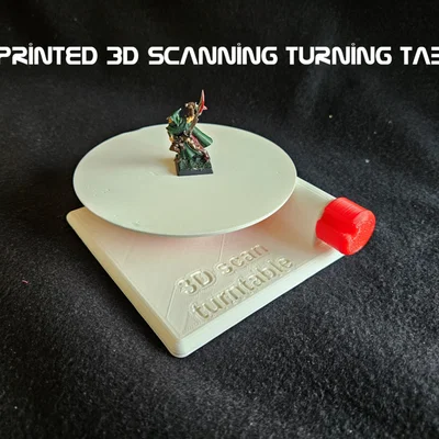 Bàn xoay quét 3D (3D-scan turning table) in 3D