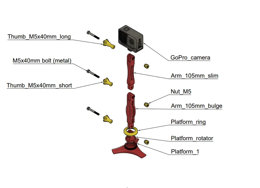 Hệ Giá Đỡ Module Để Bàn cho Smartphone & GoPro - Image 8