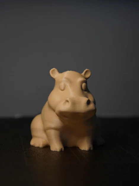Mô hình chú hà mã mũm mĩm Happy Chonky Hippo trang trí siêu cute - Image 4