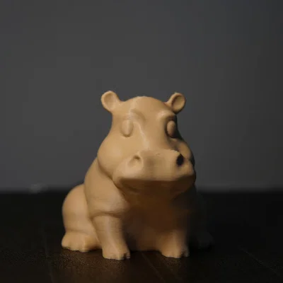 Mô hình chú hà mã mũm mĩm Happy Chonky Hippo trang trí siêu cute