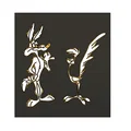 Bộ khuôn stencil in 3D hình hoạt hình Coyote và Road Runner - Thumbnail 7