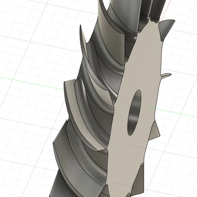 Tua-bin nước (Water Turbine) in 3D