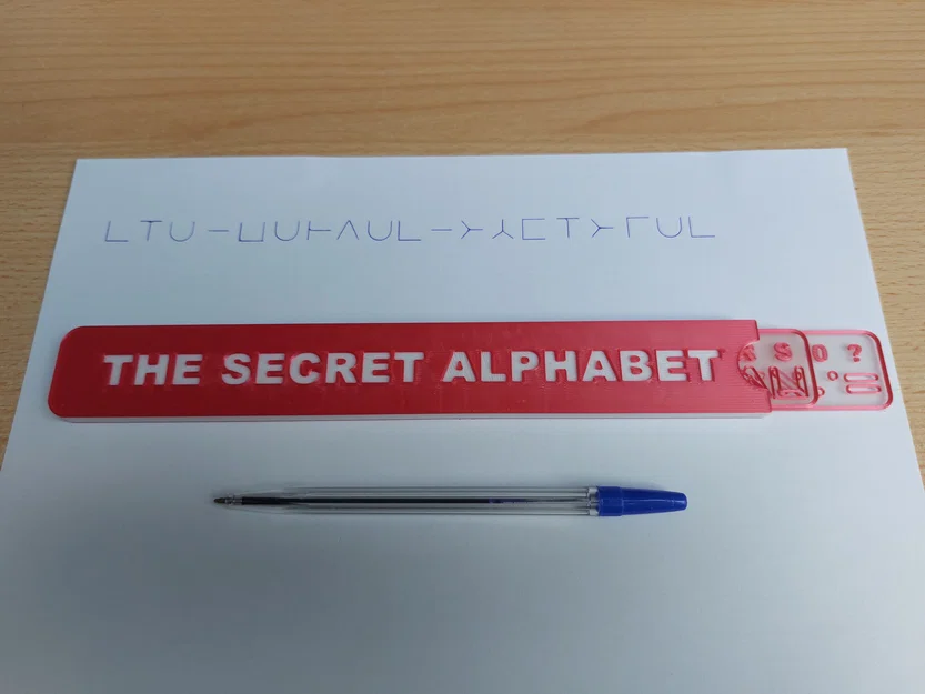 Bộ khuôn vẽ The Sectret Alphabet for child - Image 2