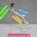 Tay đòn khớp cầu Screwiverse cho Honeycomb Storage Wall - Thumbnail 2