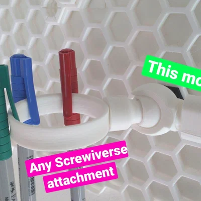 Tay đòn khớp cầu Screwiverse cho Honeycomb Storage Wall