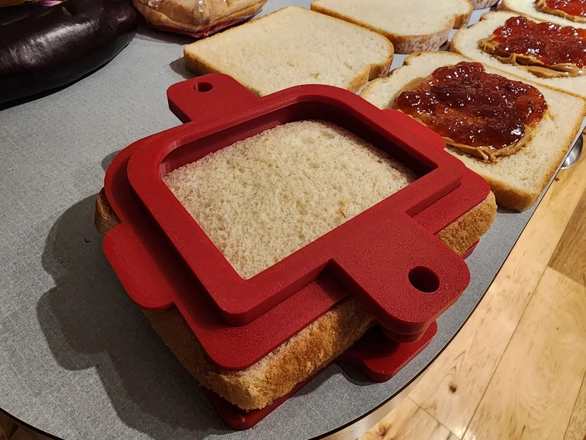 Khuôn ép sandwich bỏ viền (Uncrusted Sandwich Press) - Large Bread V2 - Image 3