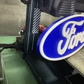 Mô hình logo Ford trang trí treo tường 3D cực đẹp - Thumbnail 3
