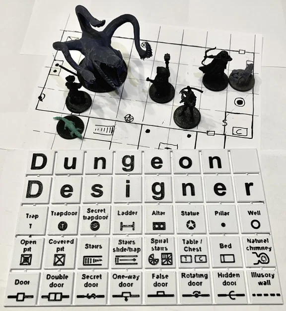 Template lưới Dungeon Designer DnD Grid Template - Image 1