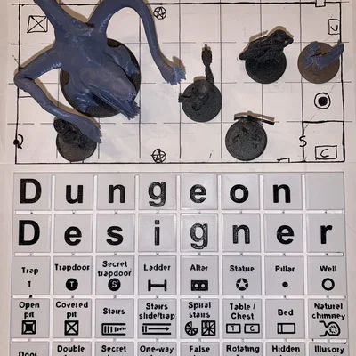 Template lưới Dungeon Designer DnD Grid Template